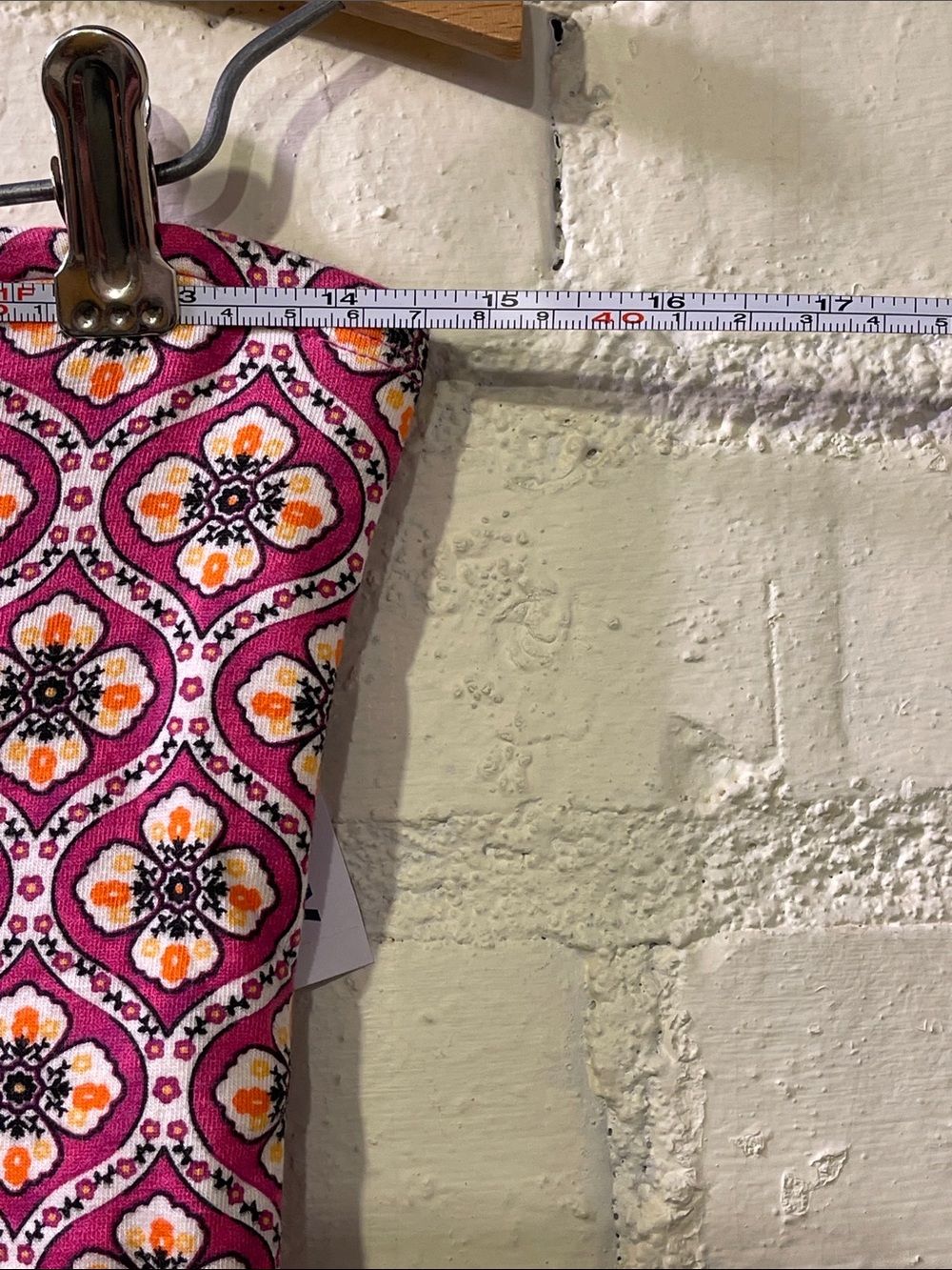 Old Navy Pink and Orange Floral-Pattern Tube Top - Picture 3 of 7